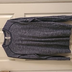 Lululemon Mens Metal Vent Tech Long Sleeve - Blue Space Dye